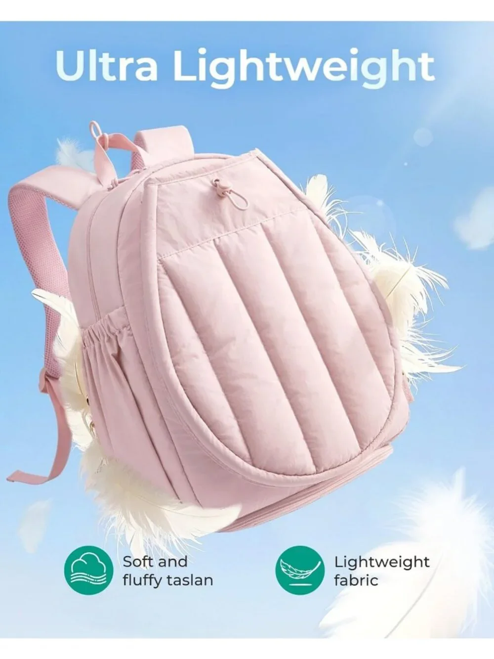 Stylish Quilted Tennis Gym Bag for Women | Versatile Pickleball & Laptop